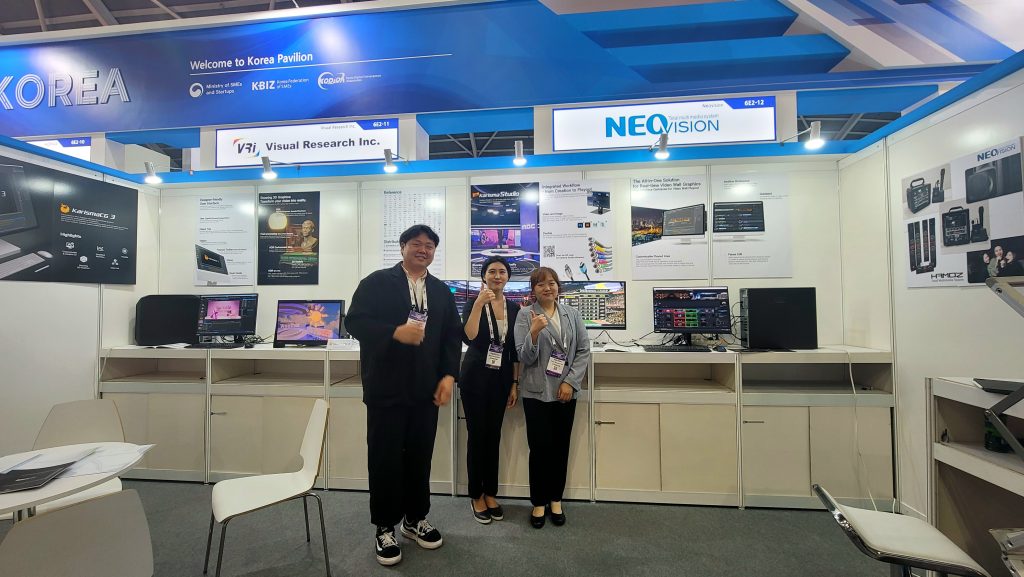 Visual Research Inc. Showcases Cutting-Edge Broadcast Graphics Technology at BroadcastAsia 2024