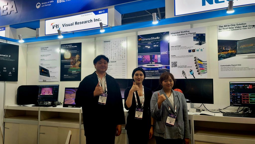 Visual Research Inc. Showcases Cutting-Edge Broadcast Graphics Technology at BroadcastAsia 2024